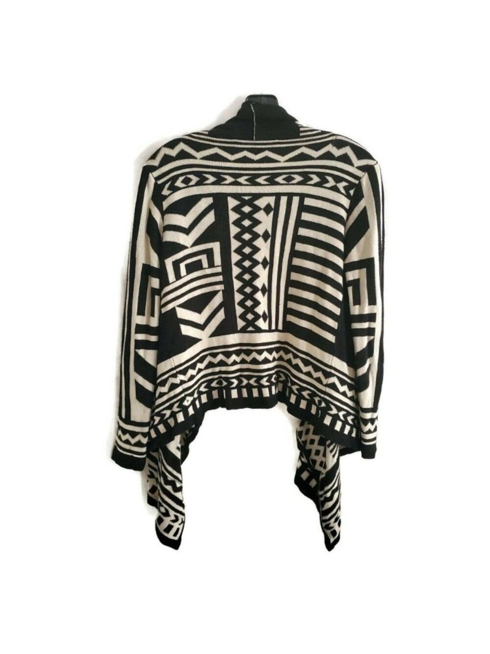 Forever 21 Women's Aztec Geometric Print Open Front Cardigan Sweater‎ Size Small - Picture 5 of 11